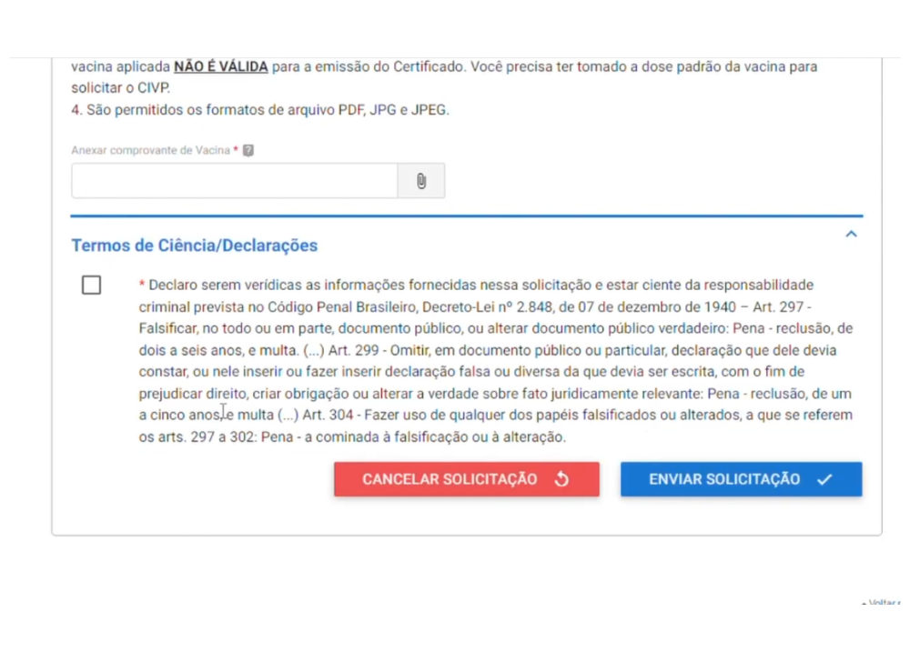 Tirar certificado internacional de vacina de febre amarela